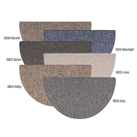 Goods of the Woods 4' Half Round Rugs, New Homefire 48x27