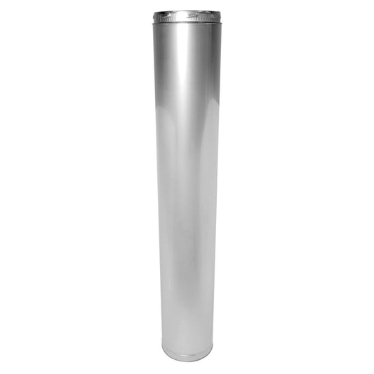 7" x 48" SuperPro Stainless Steel Chimney Pipe