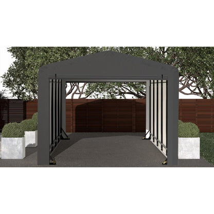 ShelterTube 10 x 23 x 8 Wind & Snow-Load Rated Garage - Gray