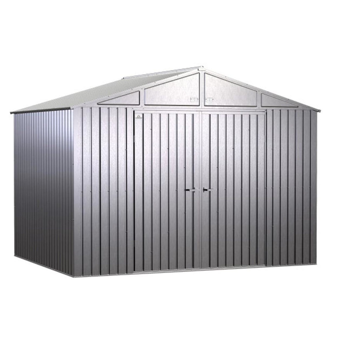 Arrow Elite 10' x 8' Steel Storage Shed - Silver