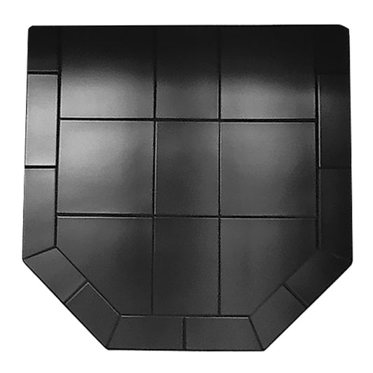 Black Knight 48" x 48" Double Cut Hearth Pad