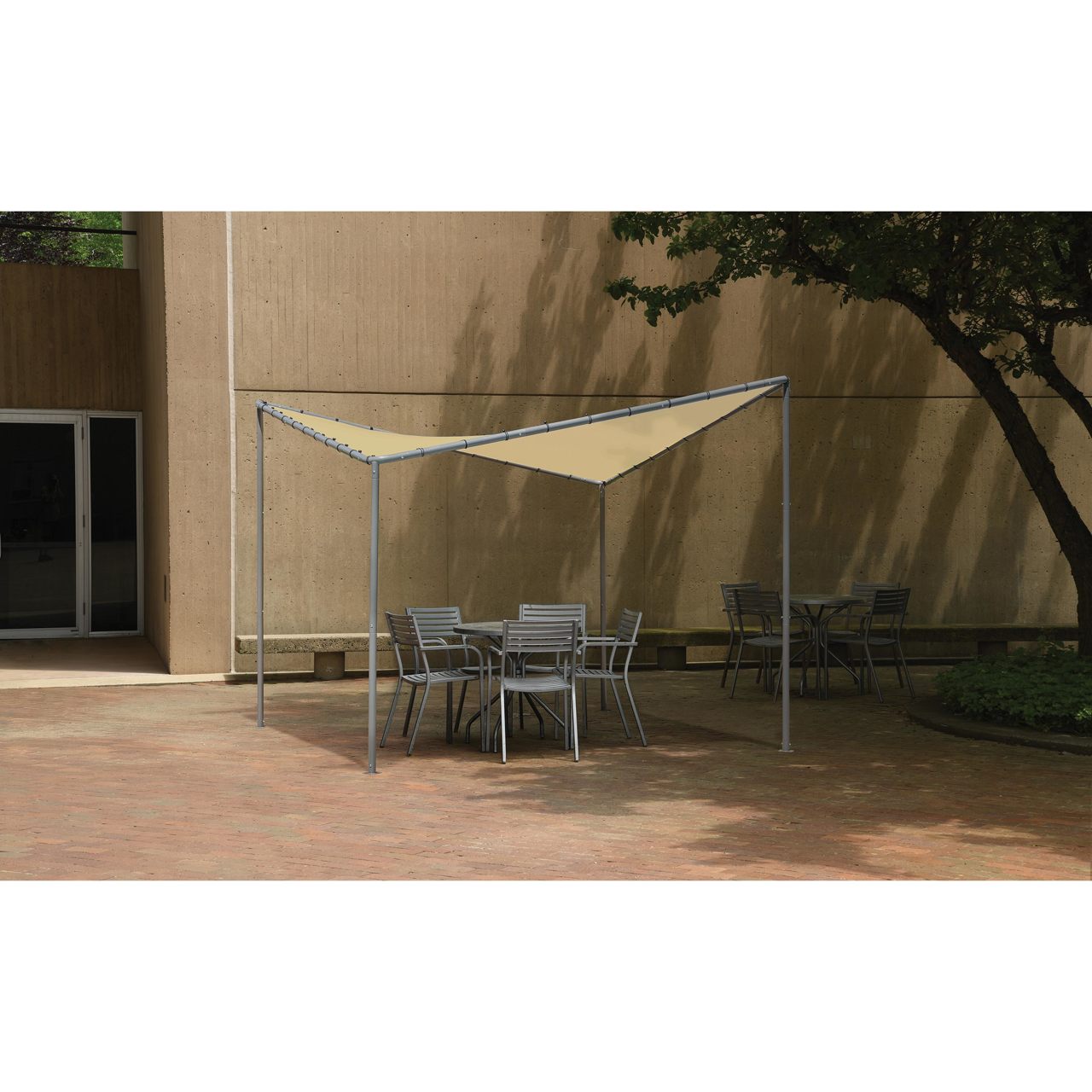 Del Ray 10' x 10' Gazebo Canopy - Tan
