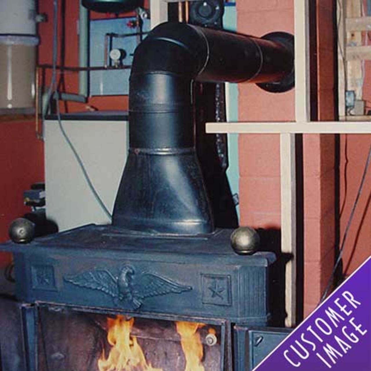 8" 24-Ga. Snap-Lock 90 Degree Adjustable Elbow