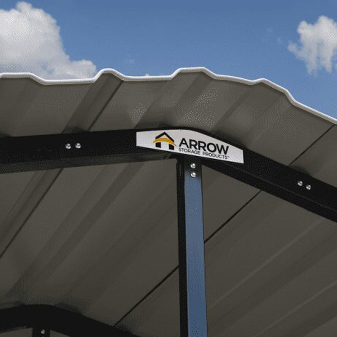 Arrow RV Carport 14 x 20 x 14 Ft. - Eggshell