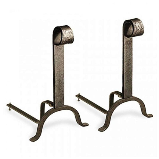 Pilgrim Colonial Andirons - Vintage Iron
