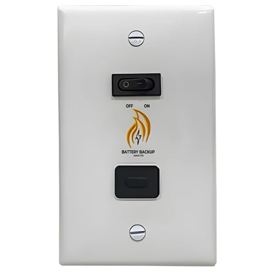 Majestic Battery Backup Wall Switch Kit For Units With IFT Control Systems - BATTERY-WSK