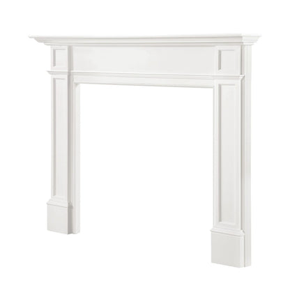 48" Marshall MDF Fireplace Mantel by Pearl Mantels - White Paint Finish