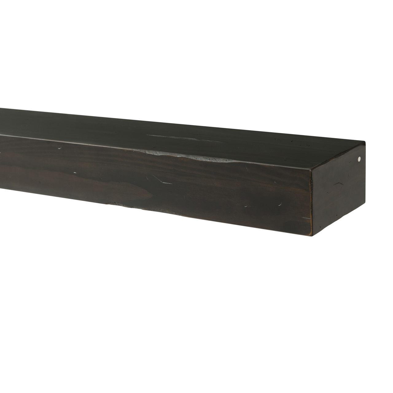 60" Shenandoah Fireplace Shelf by Pearl Mantels - Espresso Distressed Finish