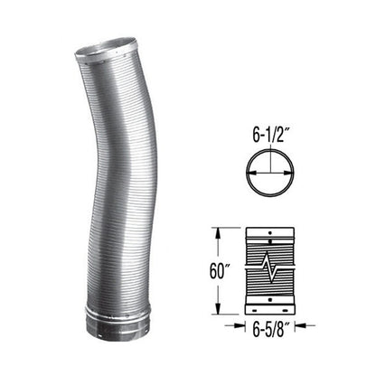 6'' x 60'' DuraLiner Round Flex Chimney Relining Pipe - 6DLR-60HF