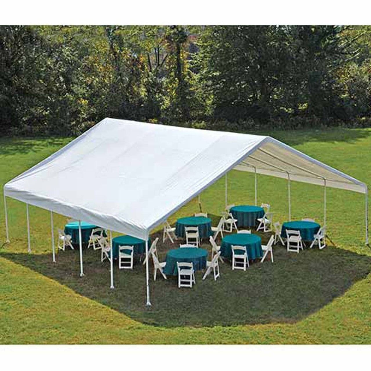 ShelterLogic 30' x 30' White Ultra Max Big Country Canopy - 27772