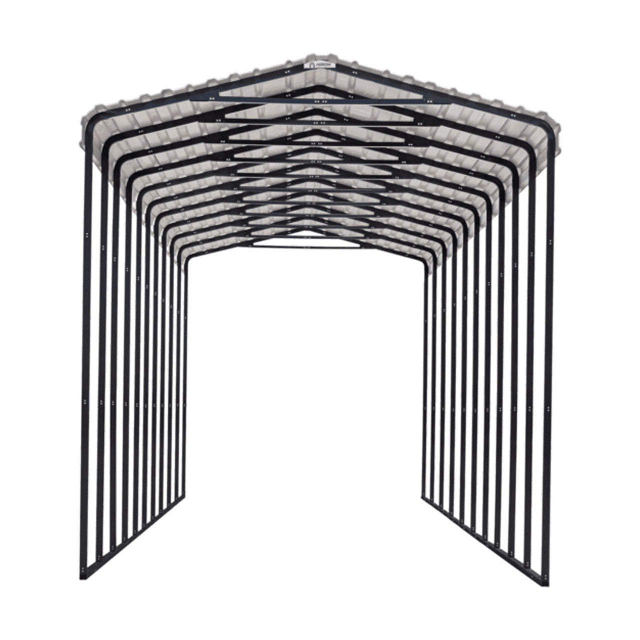 Arrow RV Carport 14 x 47 x 14 Ft. - Eggshell