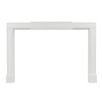 Adjustable Emory Surround by Pearl Mantels - White