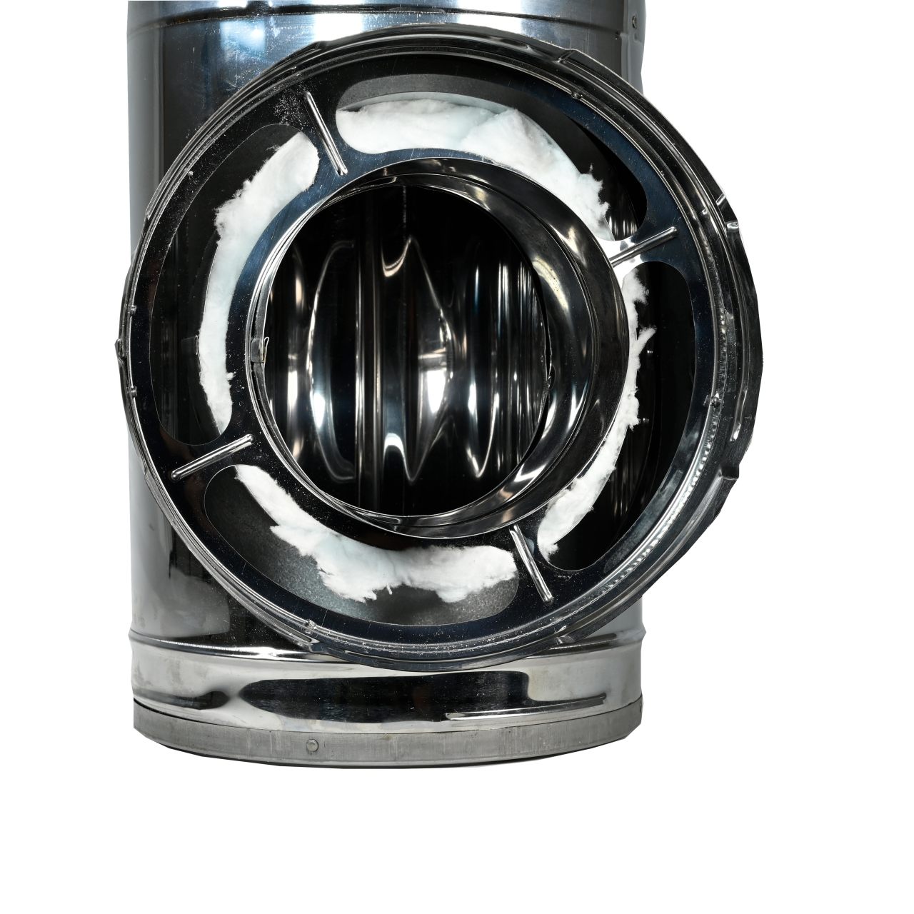 8" DuraPlus Stainless Steel Tee - 8DP-TSS