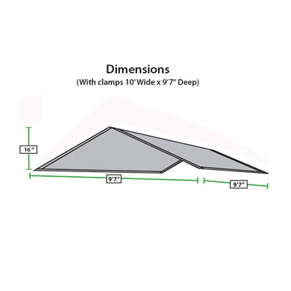 King Canopy 10' x 10' Kennel Cover - DK1010PCS