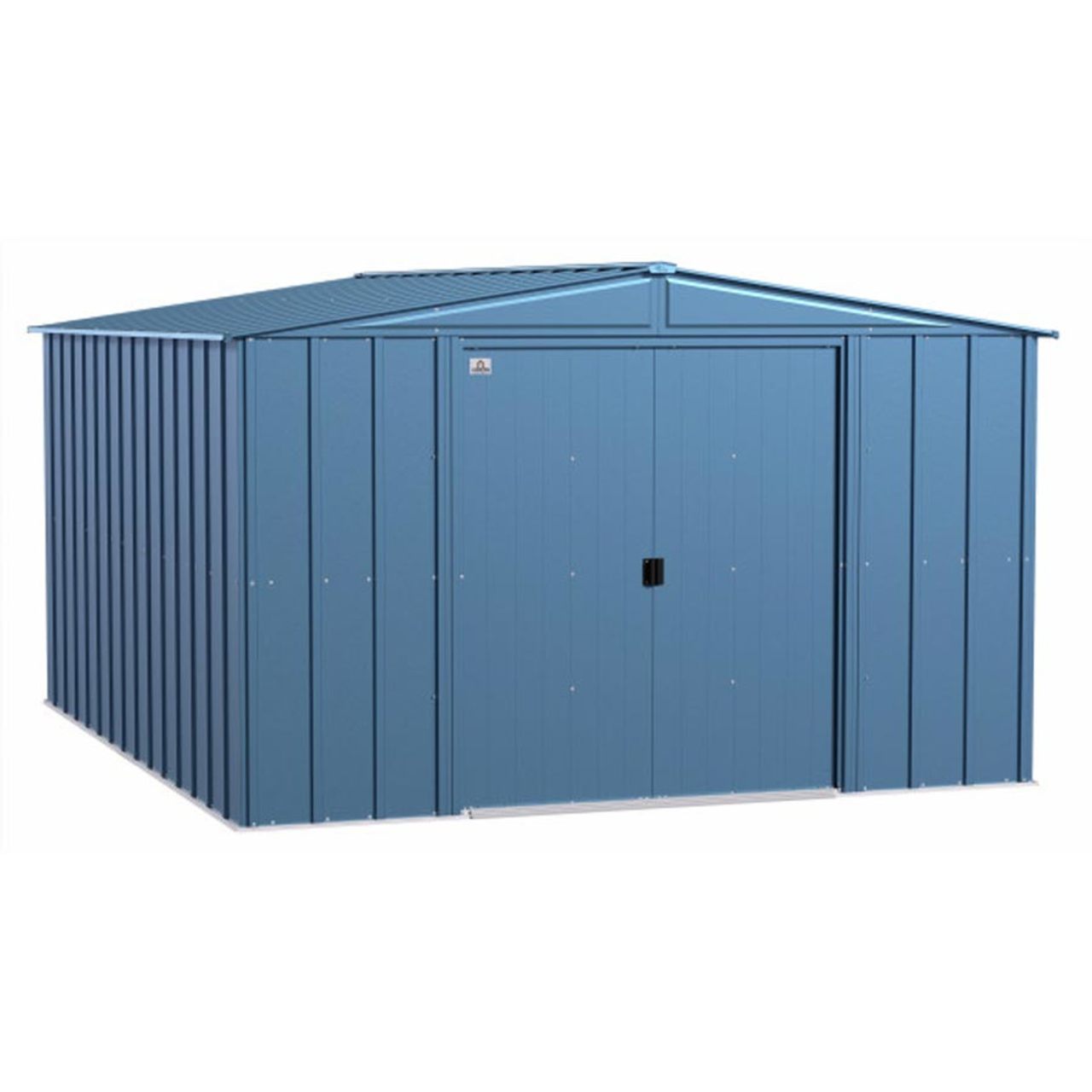 Arrow Classic Steel Storage Shed  10' x 12' - Blue Gray