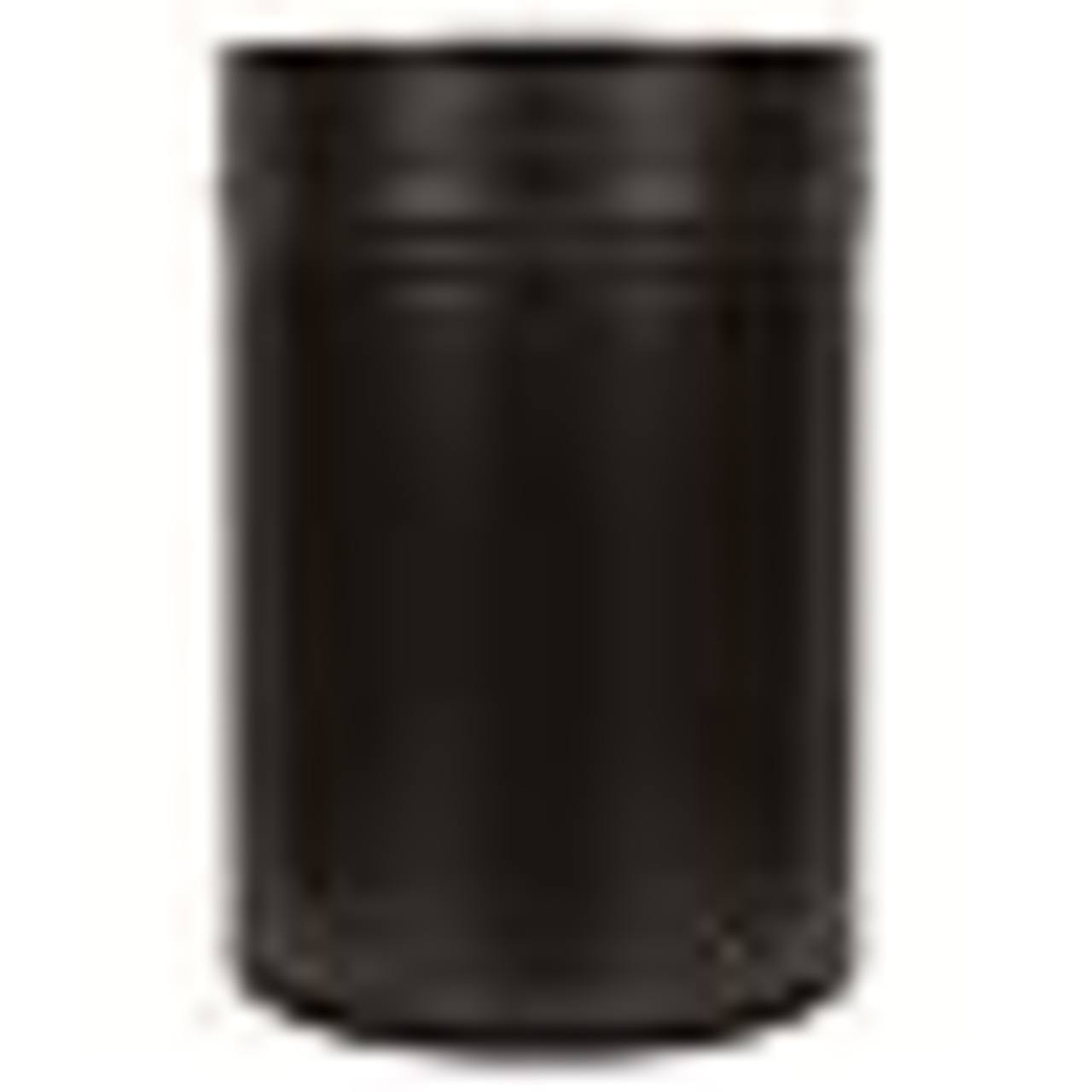 8" 24-Ga. Snap-Lock Black Slip Connector
