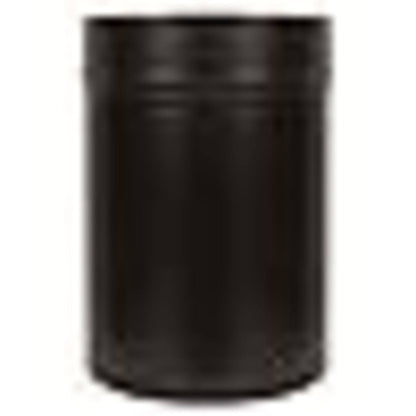 8" 24-Ga. Snap-Lock Black Slip Connector