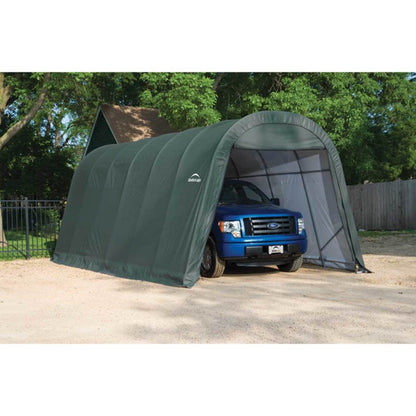 ShelterLogic 13 x 24 x 10 RoundTop Hunter Green Garage - 74342