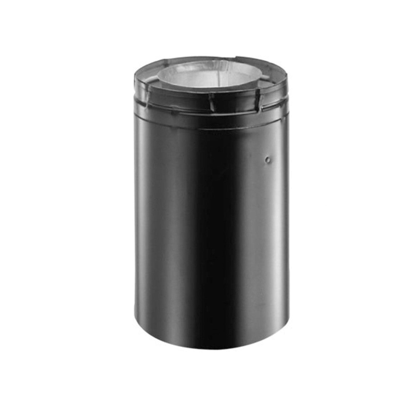 4" x 6 5/8" DirectVent Pro 8 1/2" Black Chimney Pipe Extension - 46DVA-08AB