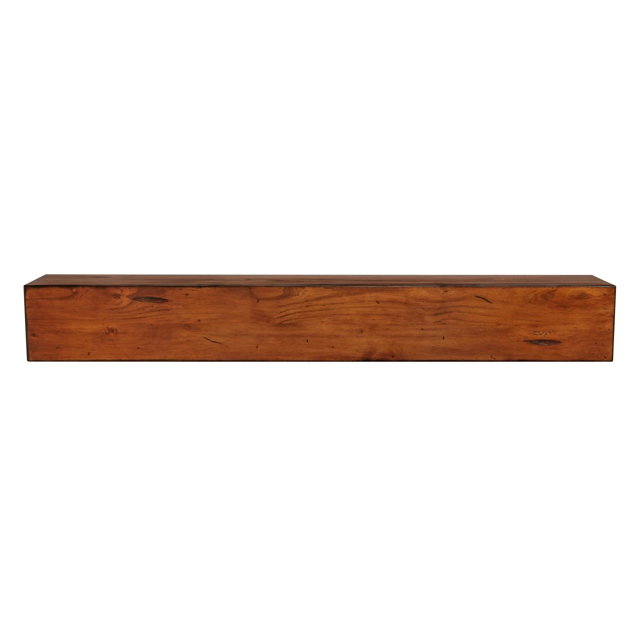 60" Lexington Fireplace Shelf by Pearl Mantels - Medium Rustic Finish