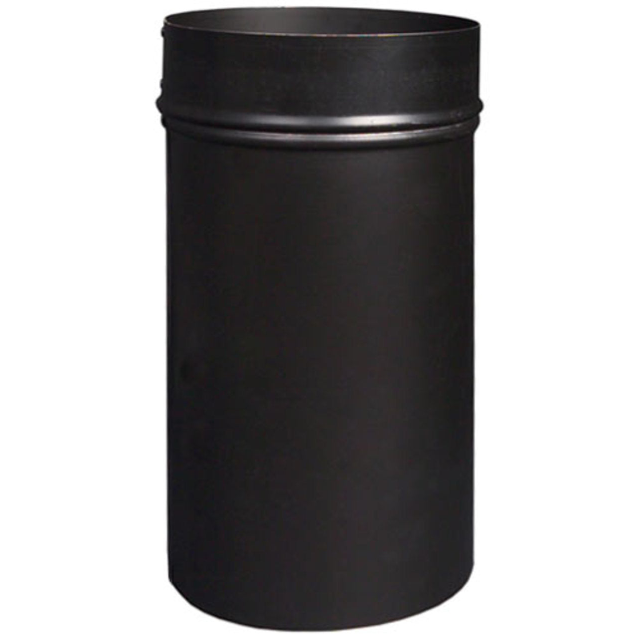 6" 24-Ga. Snap-Lock Black Slip Connector