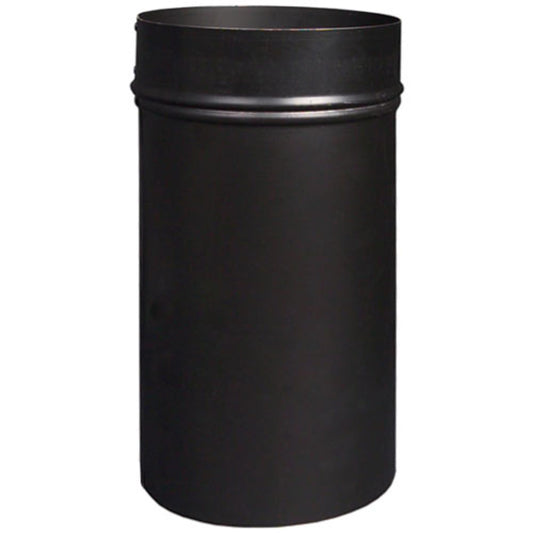 6" 24-Ga. Snap-Lock Black Slip Connector