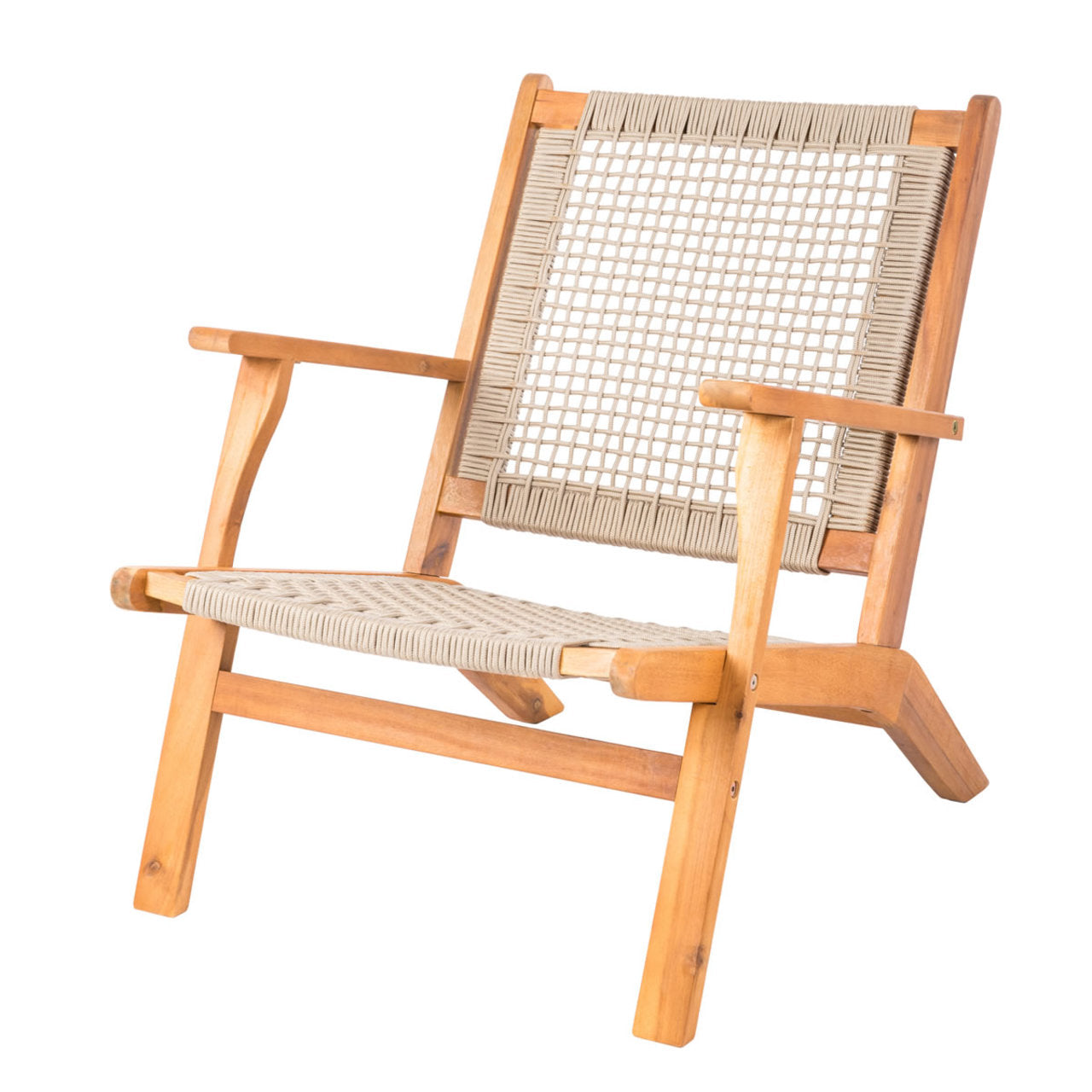 Fire Sense Vega Natural Stain Outdoor Chair - 62773 - 63634 - 63635