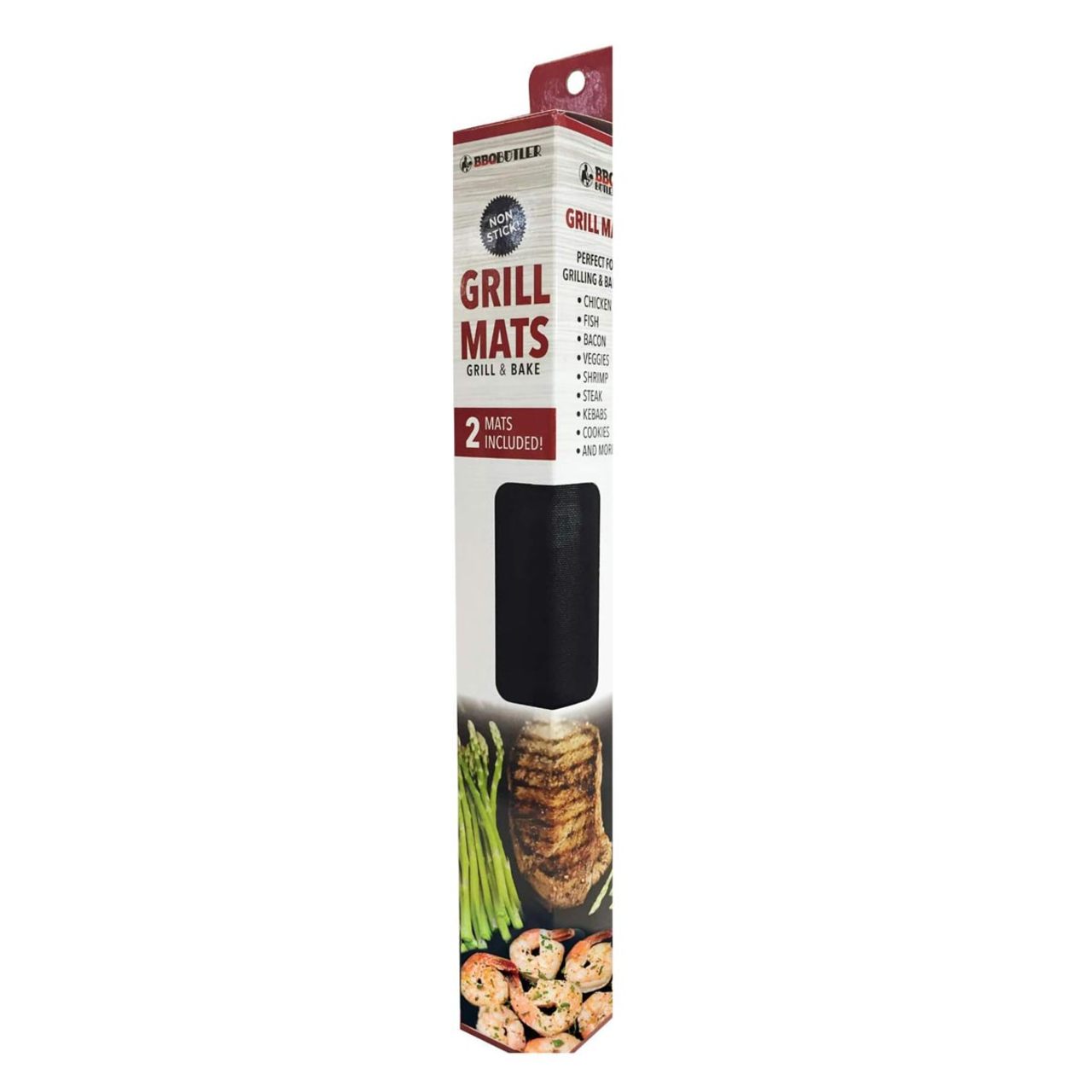 Non-Stick Solid Grill Mat - 2 Pack