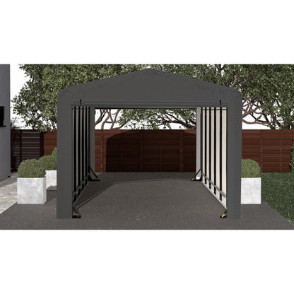 ShelterTube 10' x 27' x 8' Wind & Snow-Load Rated Garage - Gray