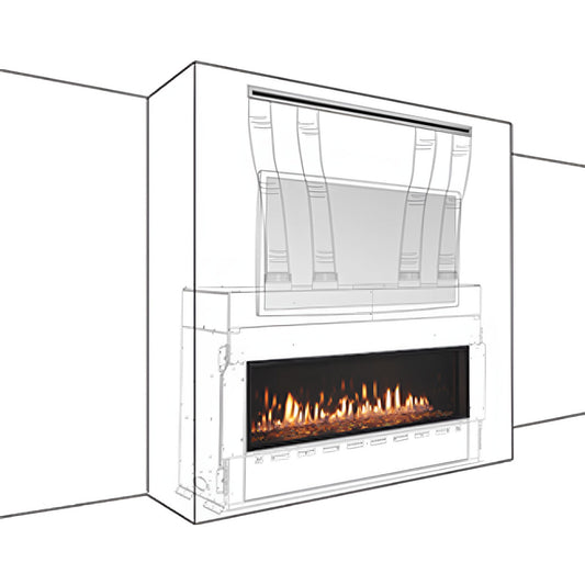 Majestic Ducted Passive Heat Kit for Front Discharge 48" - PHFR-MCE-48
