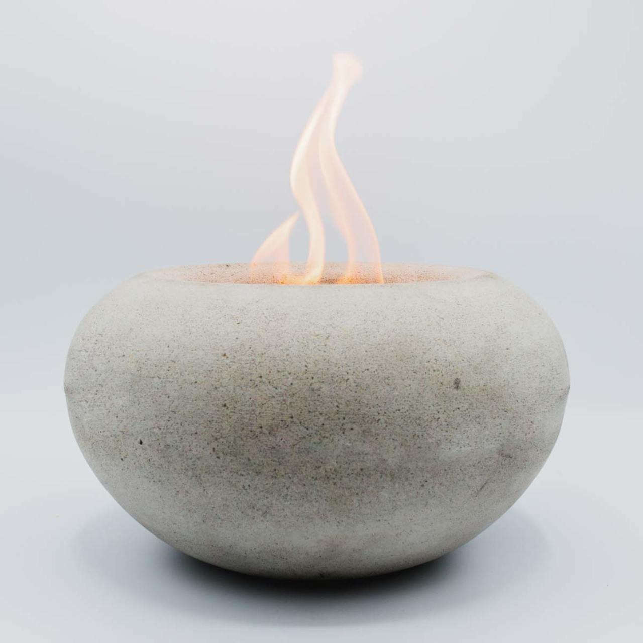 Stone Fire Bowl - Pewter
