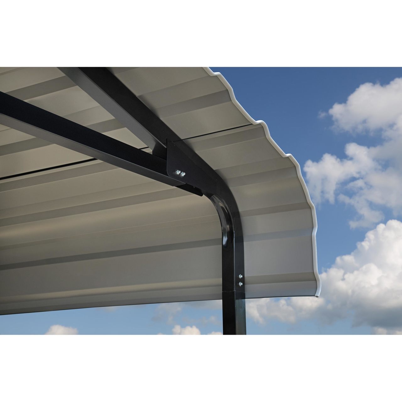 Arrow 20' x 20' x 9' Carport - Charcoal