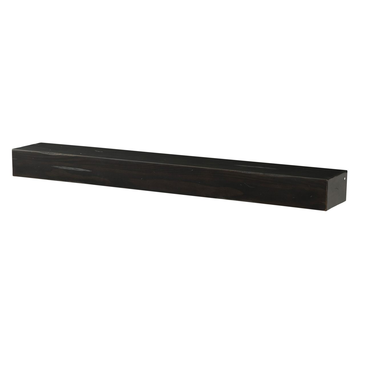 72" Shenandoah Fireplace Shelf by Pearl Mantels - Espresso Distressed Finish