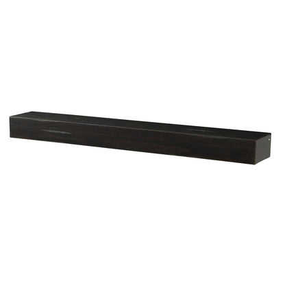 72" Shenandoah Fireplace Shelf by Pearl Mantels - Espresso Distressed Finish