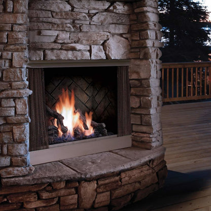 Kingsman 42" OFP42 Millivolt Outdoor Gas Fireplace - OFP42N