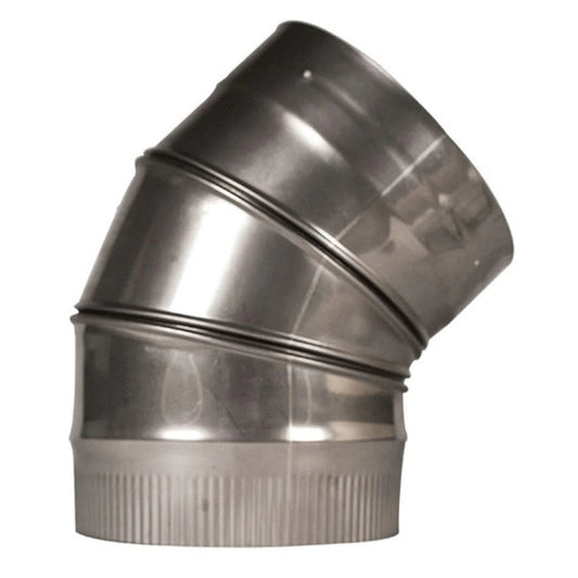 6" Hybrid 316L Stainless Steel 45-Degree Adjustable Elbow - ELHF-6-45