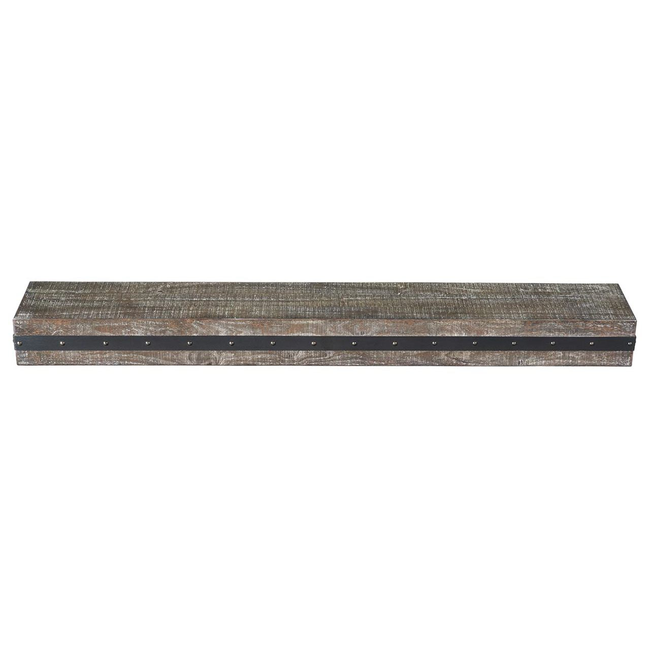 48" Bedford Fireplace Shelf by Pearl Mantels - Gristmill Finish