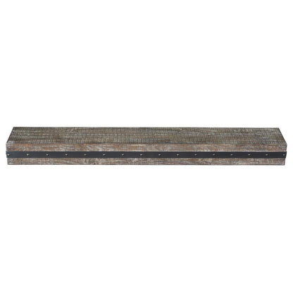 48" Bedford Fireplace Shelf by Pearl Mantels - Gristmill Finish