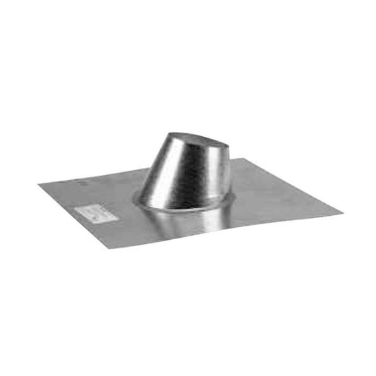 4" Selkirk VP Pellet Vent Pipe 0/12-6/12 Pitch Adjustable Flashing - 4VP-AF