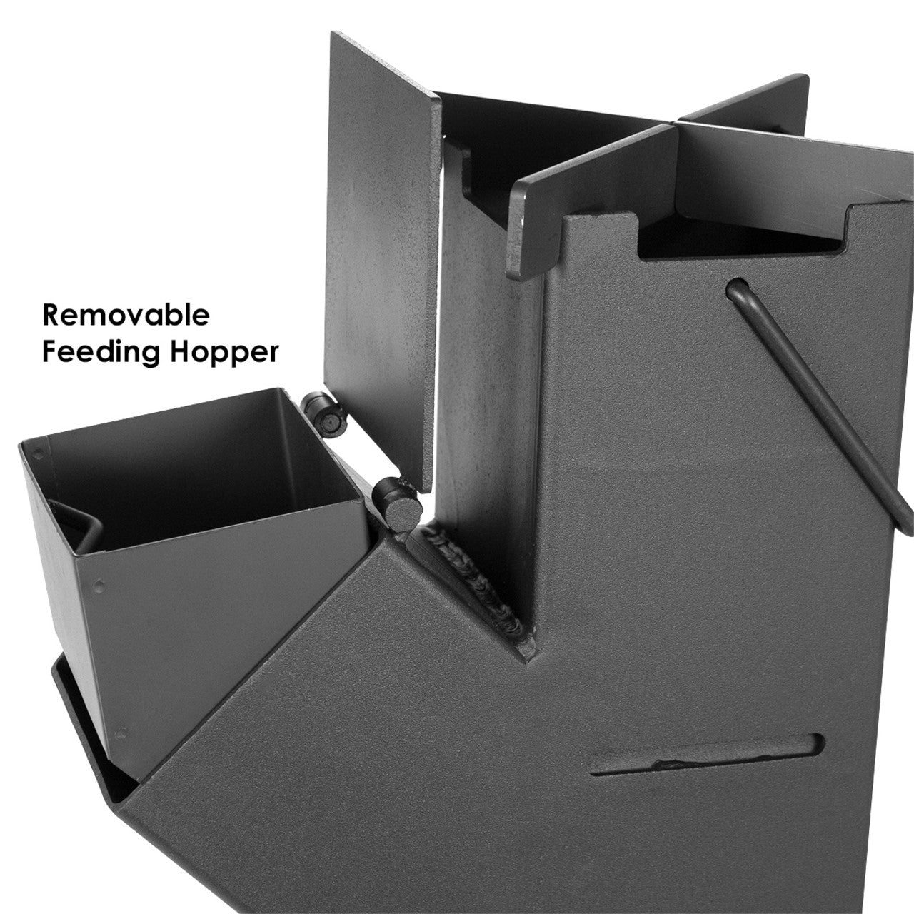 Woodeze Portable Small Black Rocket Stove
