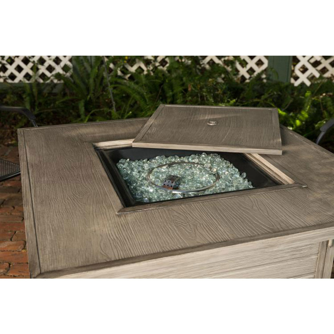 Langhorne Square Aluminum LPG Fire Pit