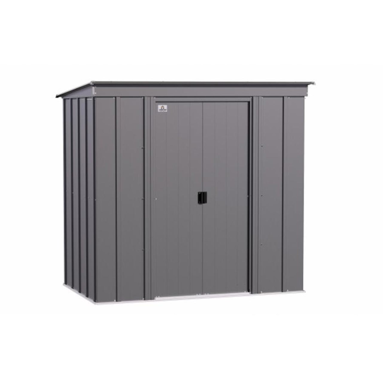 Arrow Classic Steel Storage Shed 6' x 4' -  Charcoal
