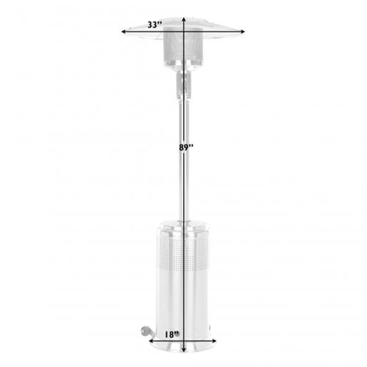 Stainless Steel Pro Series Patio Heater