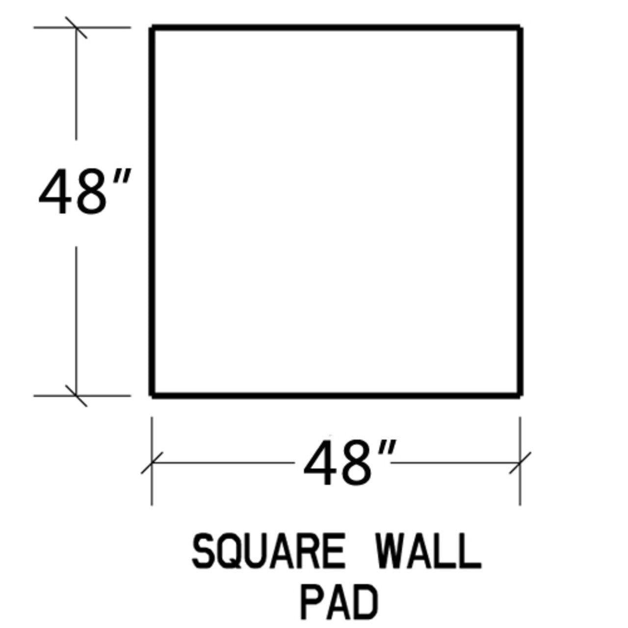 WoodEze Navajo Nero 48" x 48" Wall Board