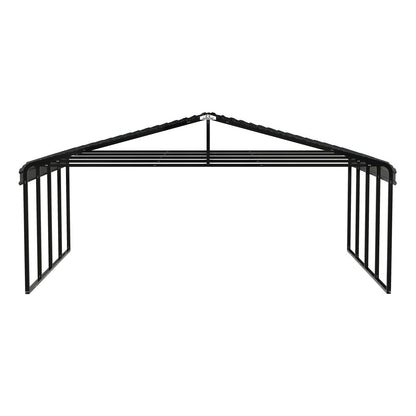 Arrow 20' x 20' x 9' Carport - Charcoal