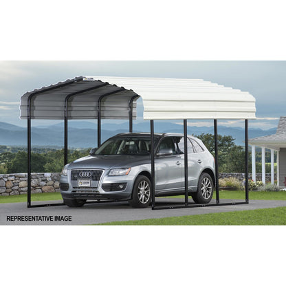 Arrow 10 x 20 x 9 Carport - Eggshell
