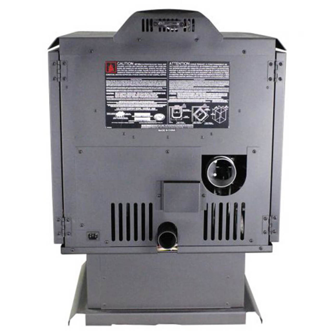 Ashley Bayfront Pellet Stove with 40 lb Hopper - AP5660