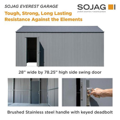 Everest 12 x 15 Garage - Charcoal