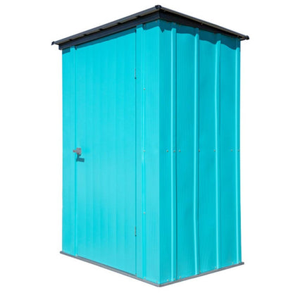 Spacemaker 4 x 3 Patio Shed - Teal and Anthracite