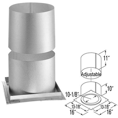 8" DuraTech Firestop Radiation Shield - 8DT-FRS